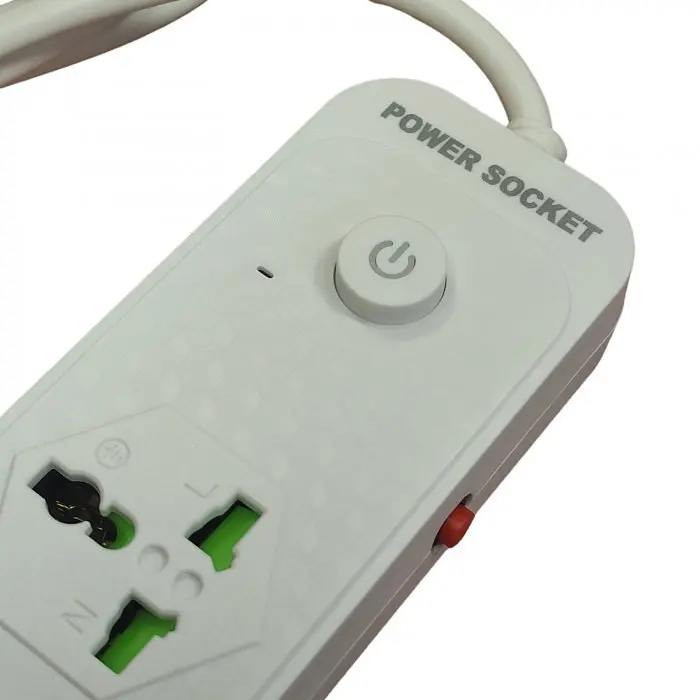 Мережевий подовжувач білий фільтр на 4 розетки та 3 USB 3,4A та 1 Type-C Power Socket J02 - фото 4