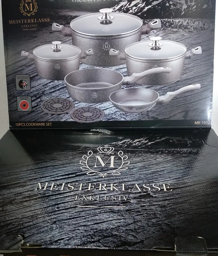 Набір посуду Meisterklasse Granite Touch Line MK-1012 10 предметів - фото 8