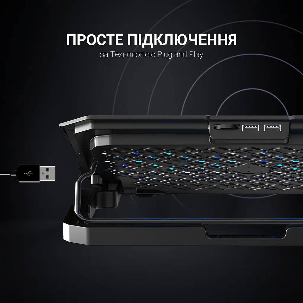 Підставка для охолодження ноутбука GamePro (CP413) - фото 8