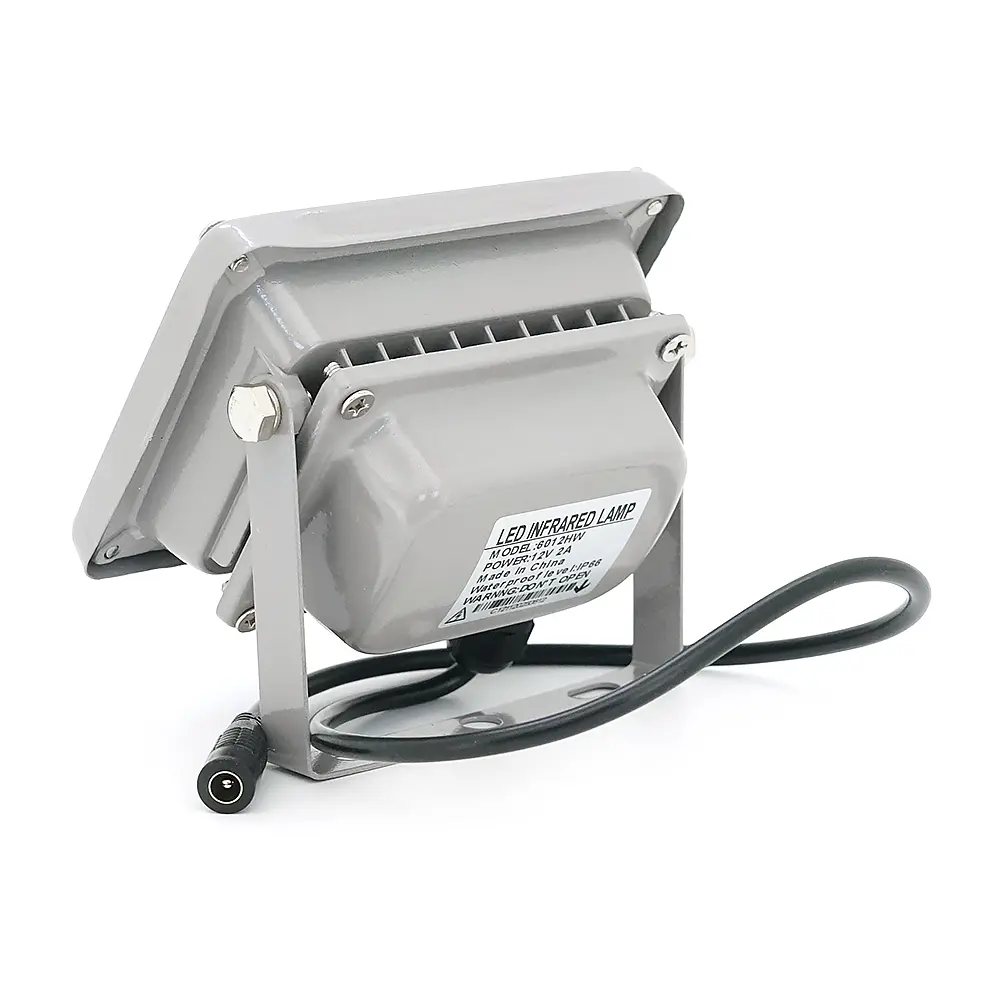 ІЧ-прожектор 6012HW. 12V, 24W, 6LED, IP66, 850Нм, кут огляду 120 °, дальність до 50м. - фото 2