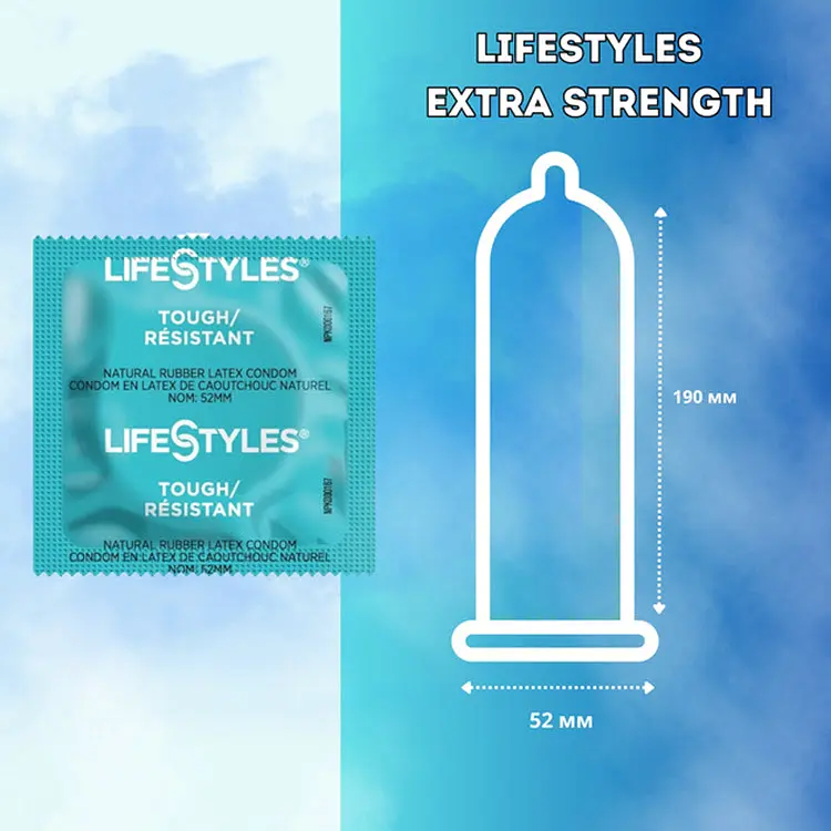 Презервативы LifeStyles Extra Strength 6 шт. (ROZ6400230501) - фото 2