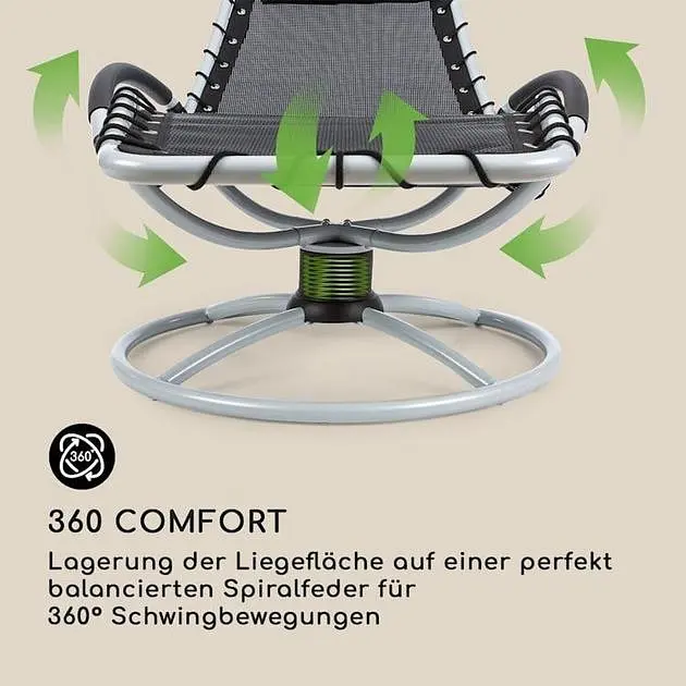 Садовий шезлонг лежак-гойдалка Blumfeldt The Chiller (10032242) - фото 3