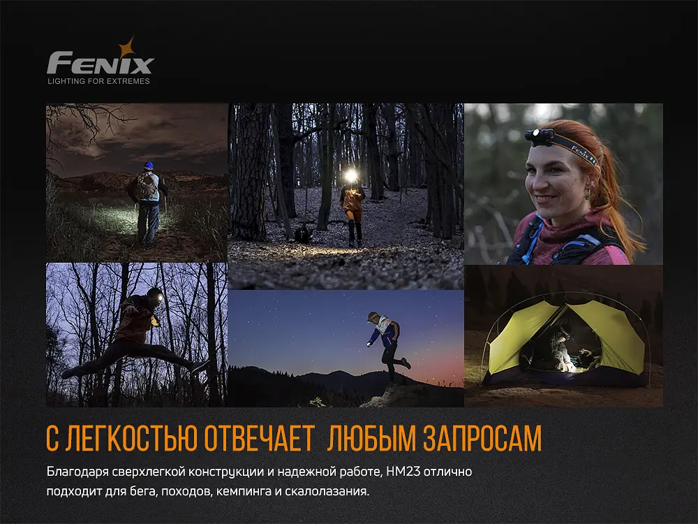 Ліхтар налобний Fenix HM23 - фото 7