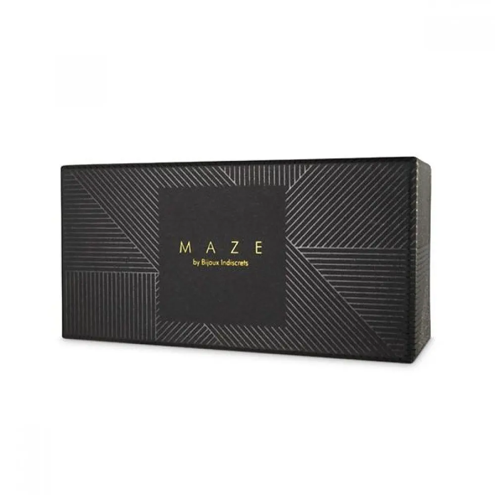 Наручники Bijoux Indiscrets Maze - Wide Cuffs, чорні - фото 4