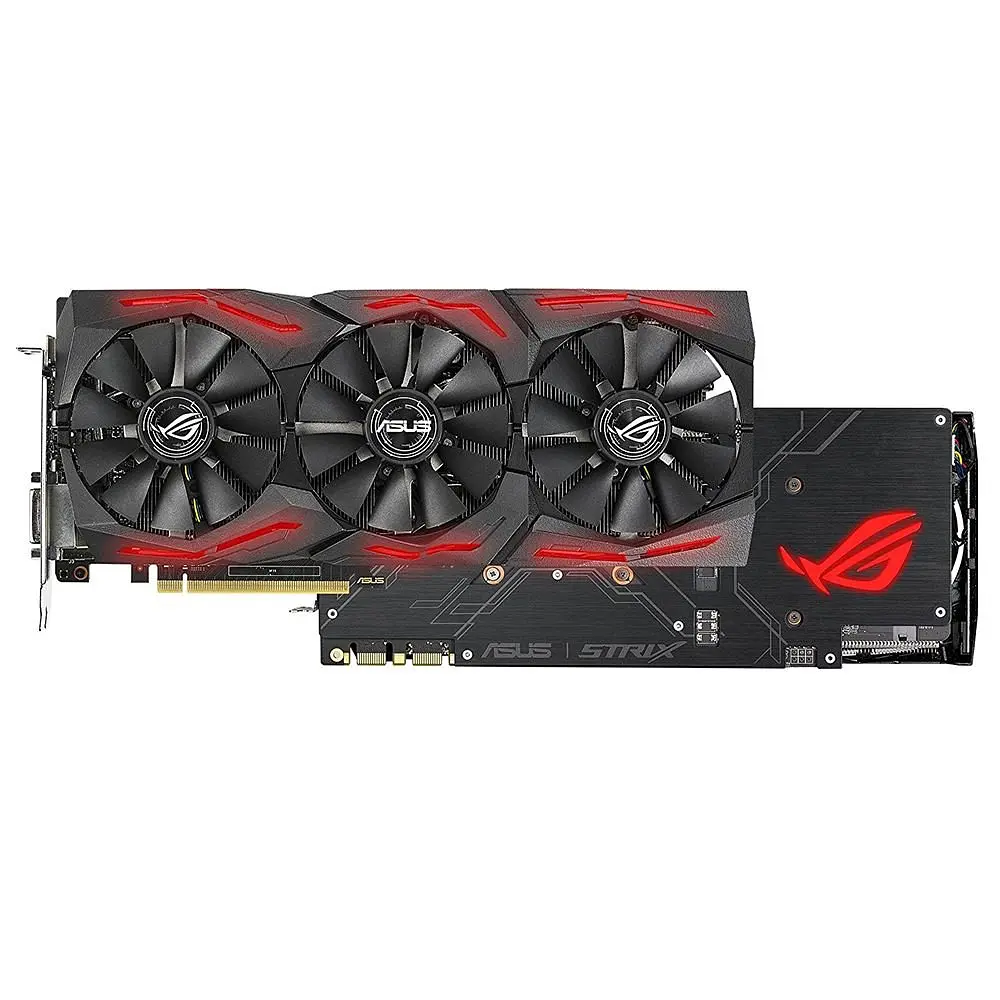 Відеокарта ASUS GTX 1070Ti 8Gb Rog Strix Advanced (STRIX-GTX1070Ti-A8G-GAMING) (GDDR5, 256 bit, PCI-E 3.0 x16) Б/в - фото 8