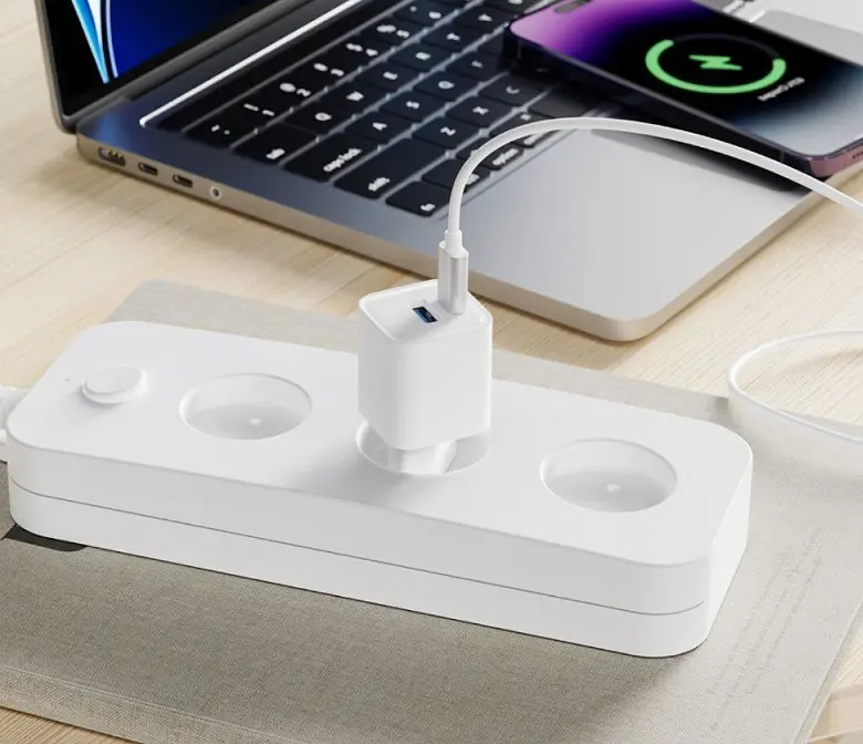 СЗУ Proove Silicone Power Plus 20W USB-C + USB-A White (WCSP2011002) - фото 4