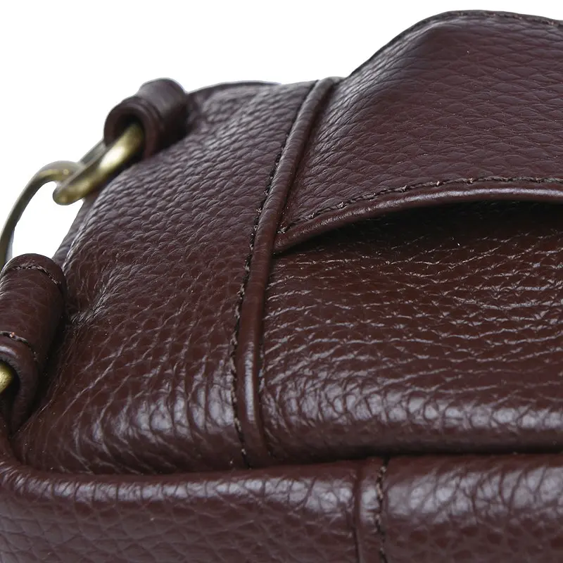 Чоловіча сумка через плече Keizer K11024-brown 17х11х6 см Коричневий - фото 6