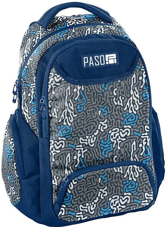 Рюкзак міський Paso 18-2908JJ 22L Синій - фото 3