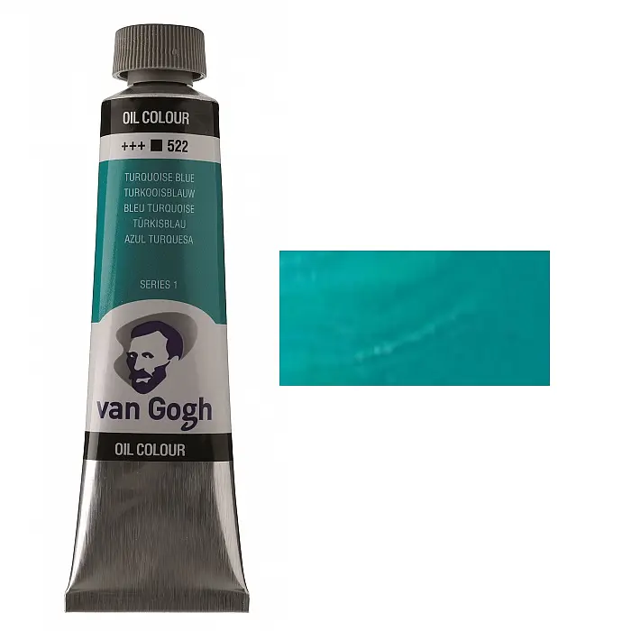 Фарба олійна Van Gogh (522) Бірюзовий синій 40 мл Royal Talens (8712079219543)