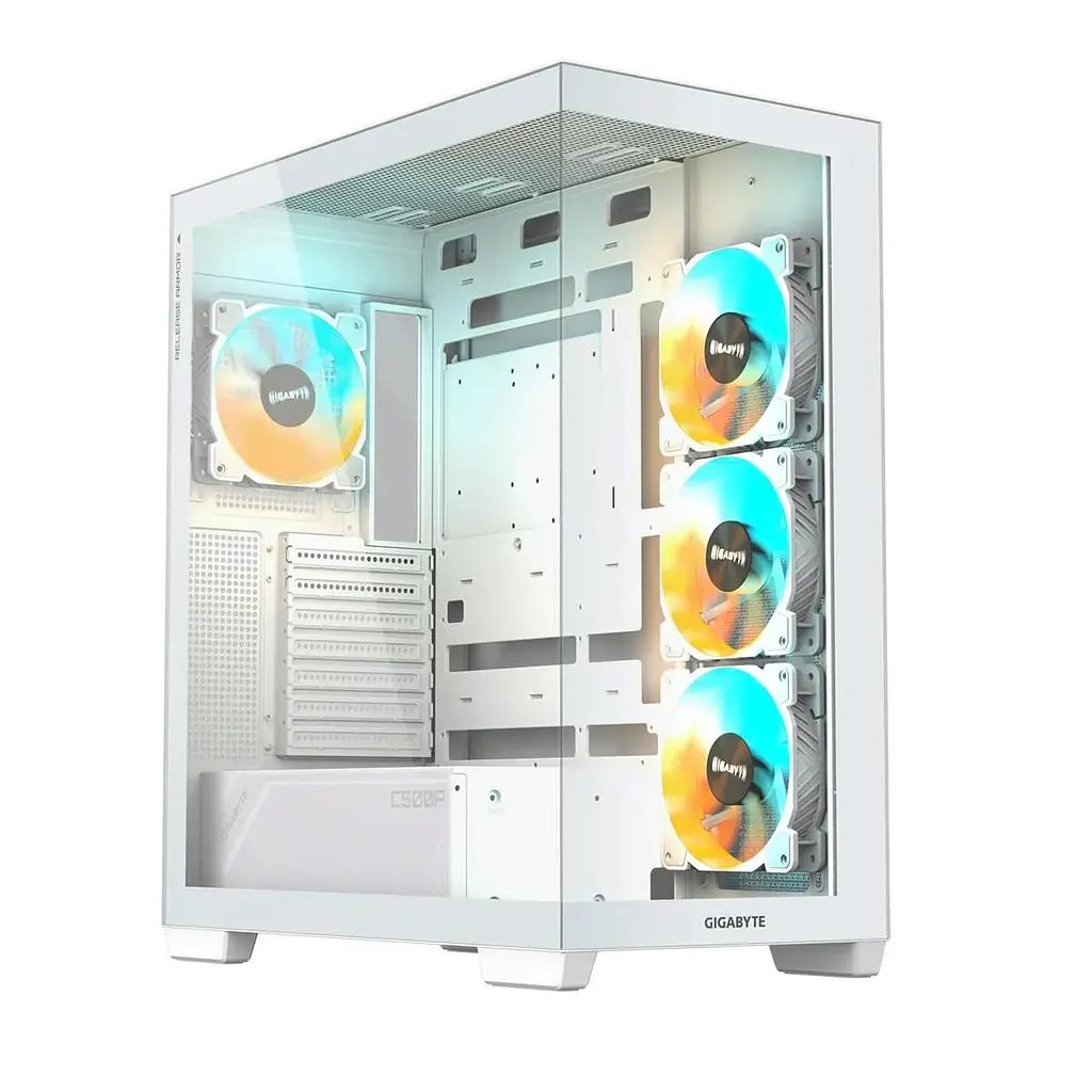 Корпус Gigabyte Aorus C500 Panoramic Stealth Tempered Glass Ice без БЖ (GB-C500PI ST)