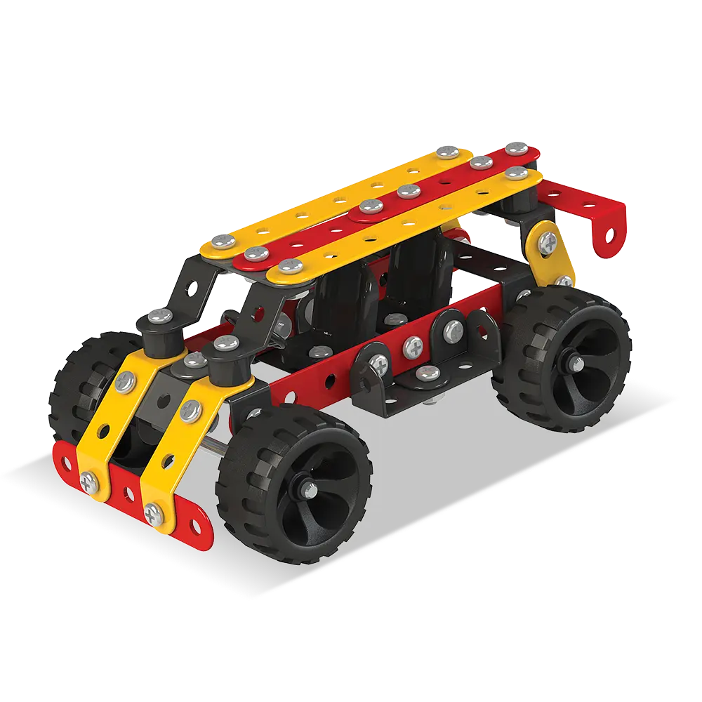 Конструктор Zephyr Mechanix Junior металлический развивающий 155 элементов 14 моделей - фото 3