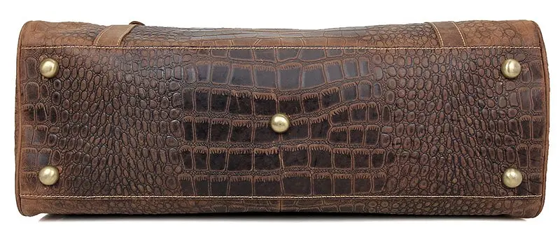 Сумка кожаная дорожная Vintage 52х30.5х19.5 см sum0012653 - фото 7