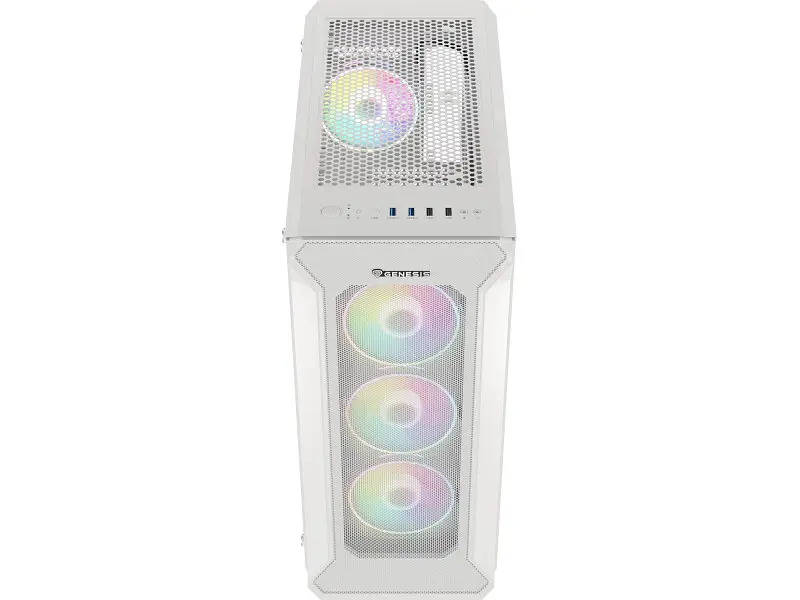 Корпус Genesis Irid 505 V2 ARGB White (NPC-1872) - фото 5