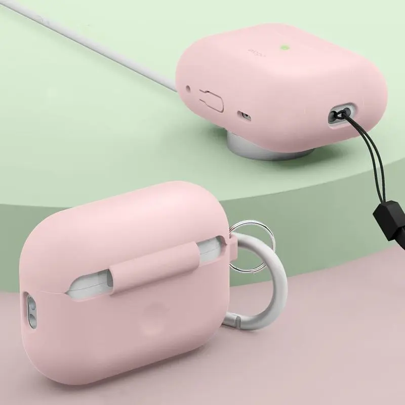 Чохол Elago Silicone Hang Case Lovely Pink для AirPods Pro 2nd Gen рожевий (EAPP2SC-HANG-LPK) - фото 4
