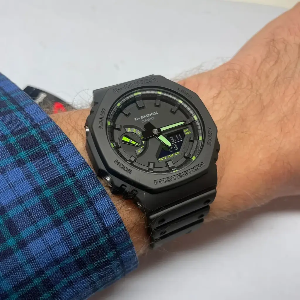 Годинник наручних чоловічий Casio GA-2100-1A3ER - фото 9