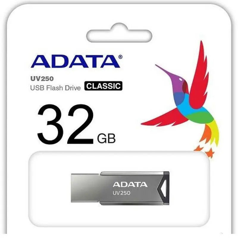 Флеш-накопитель ADATA USB 2.0 AUV 250 32Gb Серебристый - фото 2