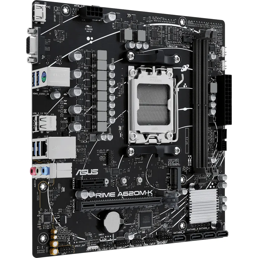 Материнська плата ASUS PRIME A620M-K - фото 3