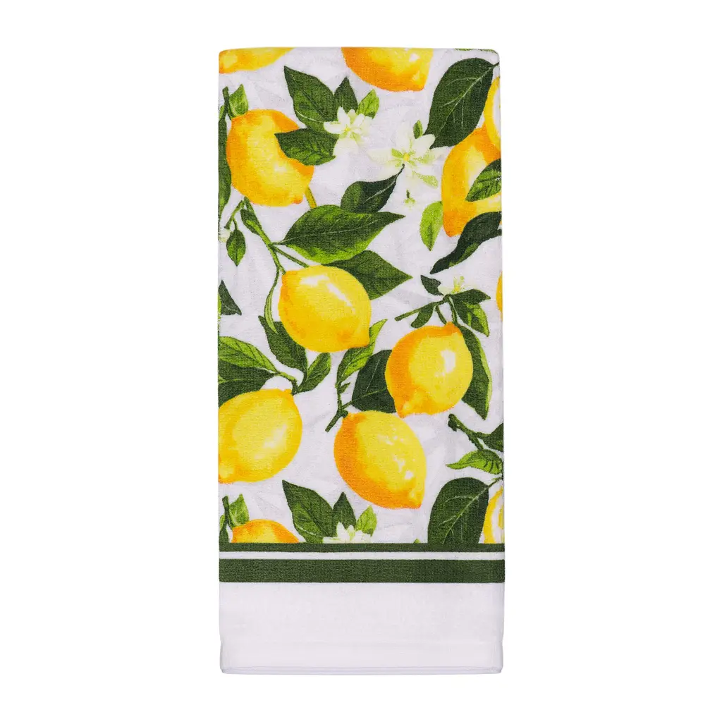 Набір рушничків Ardesto Sicilian lemons 38х63см, 2шт, 100% бавовна (ART3863LM) - фото 2