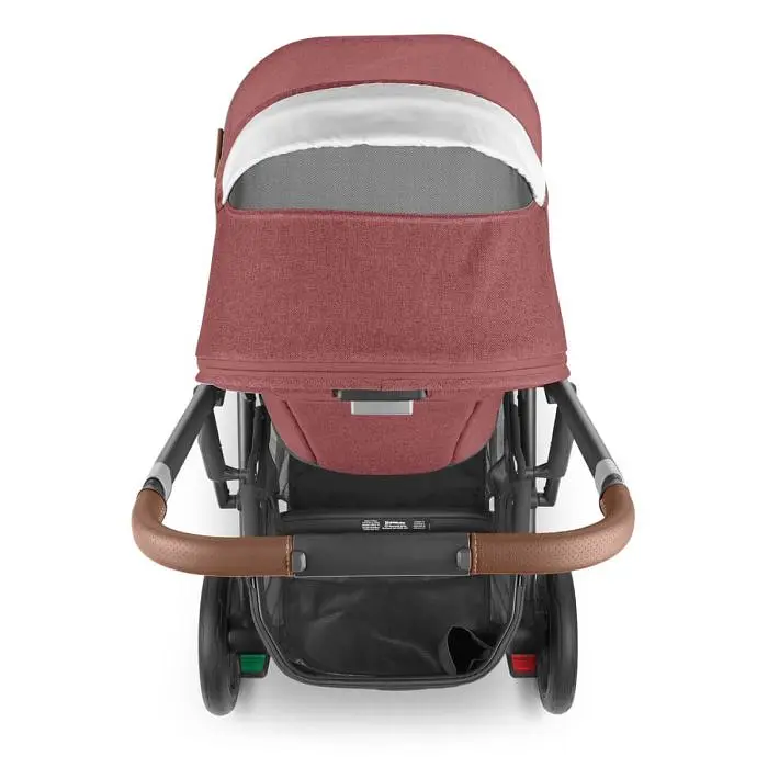 Прогулянкова коляска Uppababy Cruz V2 - Lucy + люлька Uppababy Carrycot Lucy Rosewood Melange Carbon Frame - фото 4
