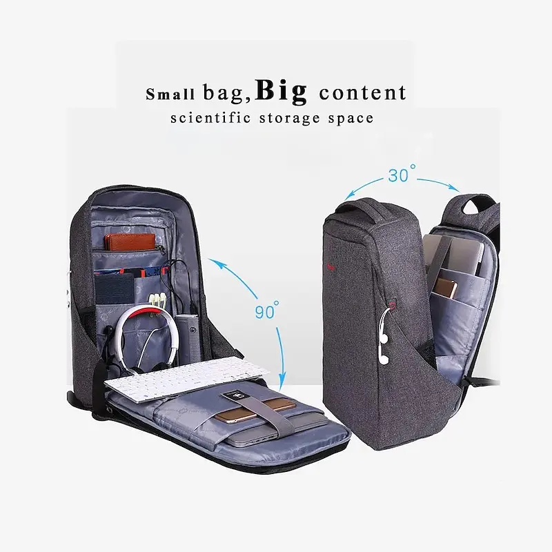 Рюкзак Tigernu T-B3237U 16" Grey (T-B3237U) - фото 9