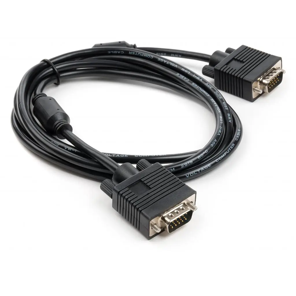Кабель мультимедійний VGA M to VGA M 1.8m Vinga (VCPVGAMM1.8) - фото 3