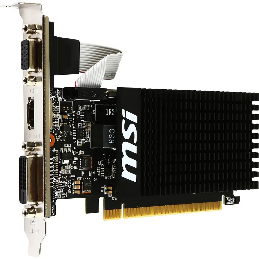 Відеокарта MSI GeForce GT 710 2GB (GT 710 2GD3H LP) - фото 2