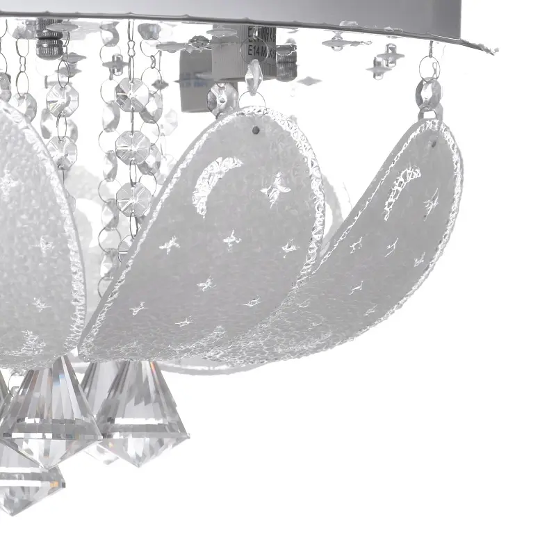 Люстра Brille потолочная торт с пультом LED E14 60W RGB WH (BCL-649S/4) - фото 2