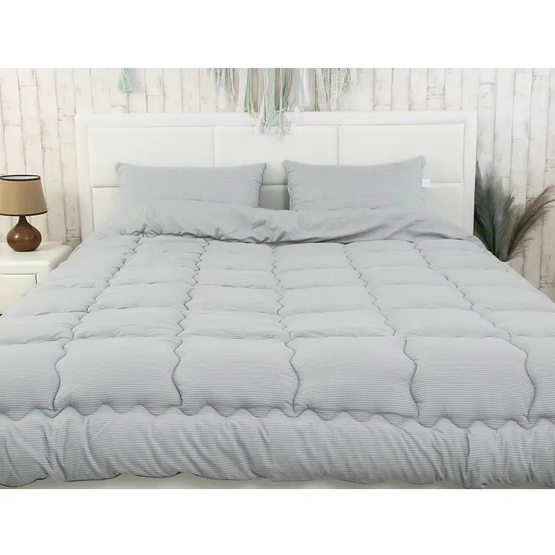 Ковдра силіконова Руно Soft Line 205х172 см сіра (316.52_Soft Line) - фото 4