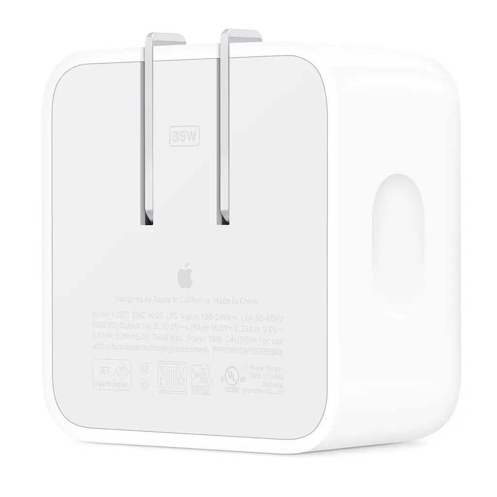 Блок живлення Apple 35W Dual USB-C Port Cube - Б/В - фото 2