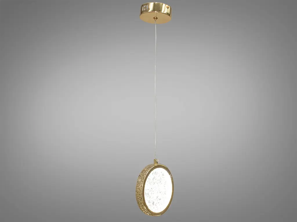 Потолочная люстра LED Diasha 3005/1G, 8W, золотая, для коридора, гостиной, спальни - фото 2