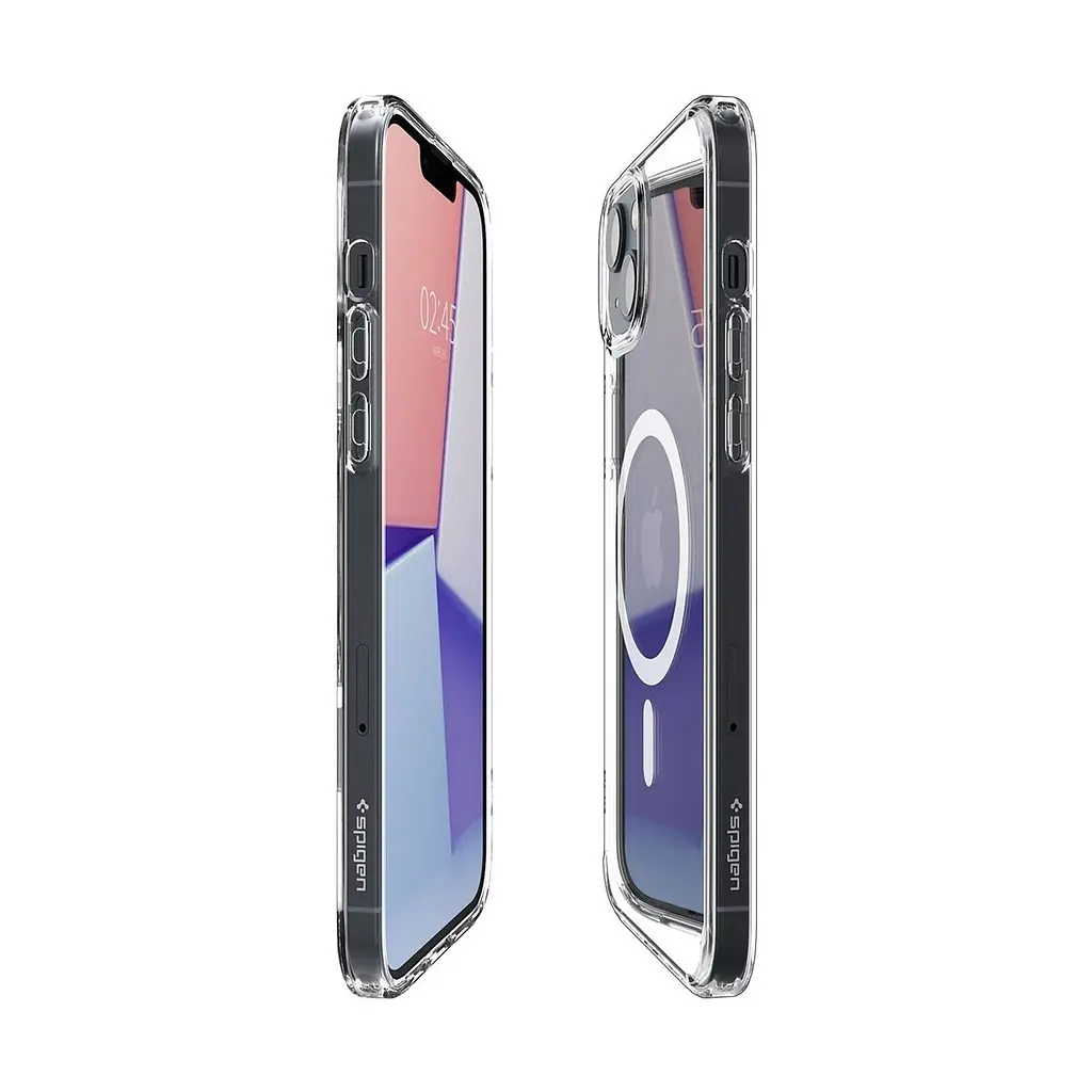 Чехол Spigen Ultra Hybrid Mag Safe для iPhone 14 Plus White (ACS04902) + защитное стекло - фото 2