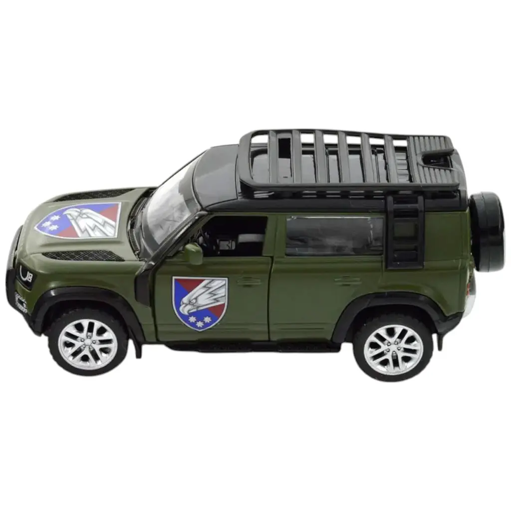 Автомодель TechnoDrive 250289M серія Шеврони Героїв Land Rover Defender 110, 25 ОПДБр - фото 12