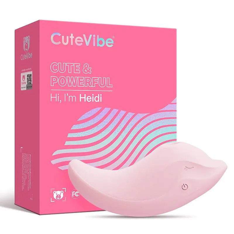 Вібратор та вакуумний стимулятор CuteVibe Heidi Pink CuteVibe SO6554 92688 - фото 4