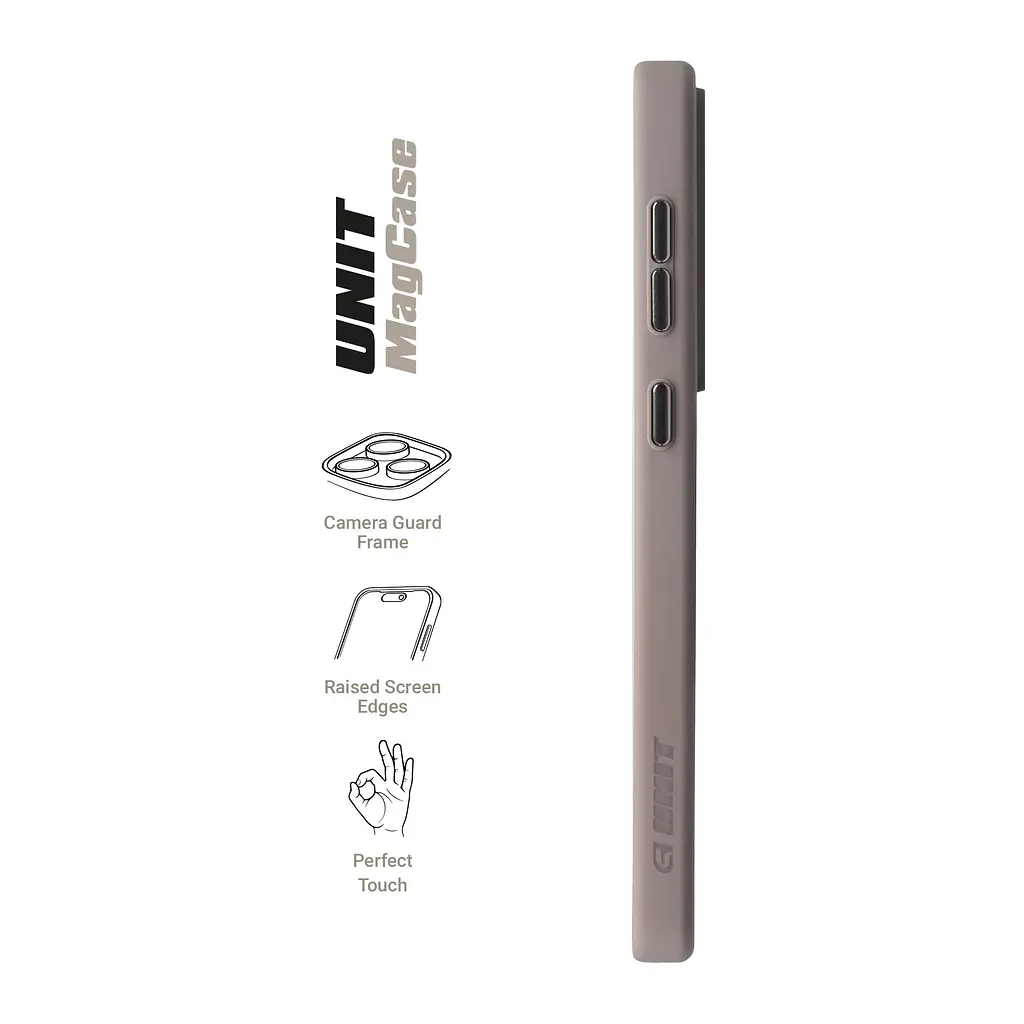 Чехол для Samsung Galaxy S26 Plus 5G, Unit MagSafe, серый, прозрачный, магсейф, противоударный, магнитный, панель-накладка с поддержкой MagSafe, с поддержкой беспроводной зарядки, TPU+PC, защита всего корпуса, ударостойкий, ArmorStandart (ARM89457) - фото 3