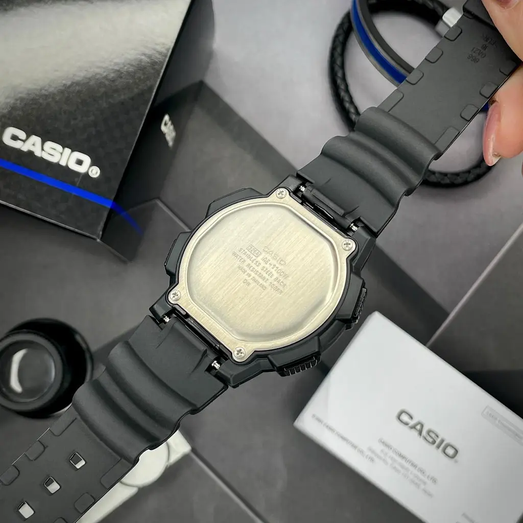 Чоловічий годинник Casio AE-1100W-1B Чорний ( AT1141-0284 ) - фото 9
