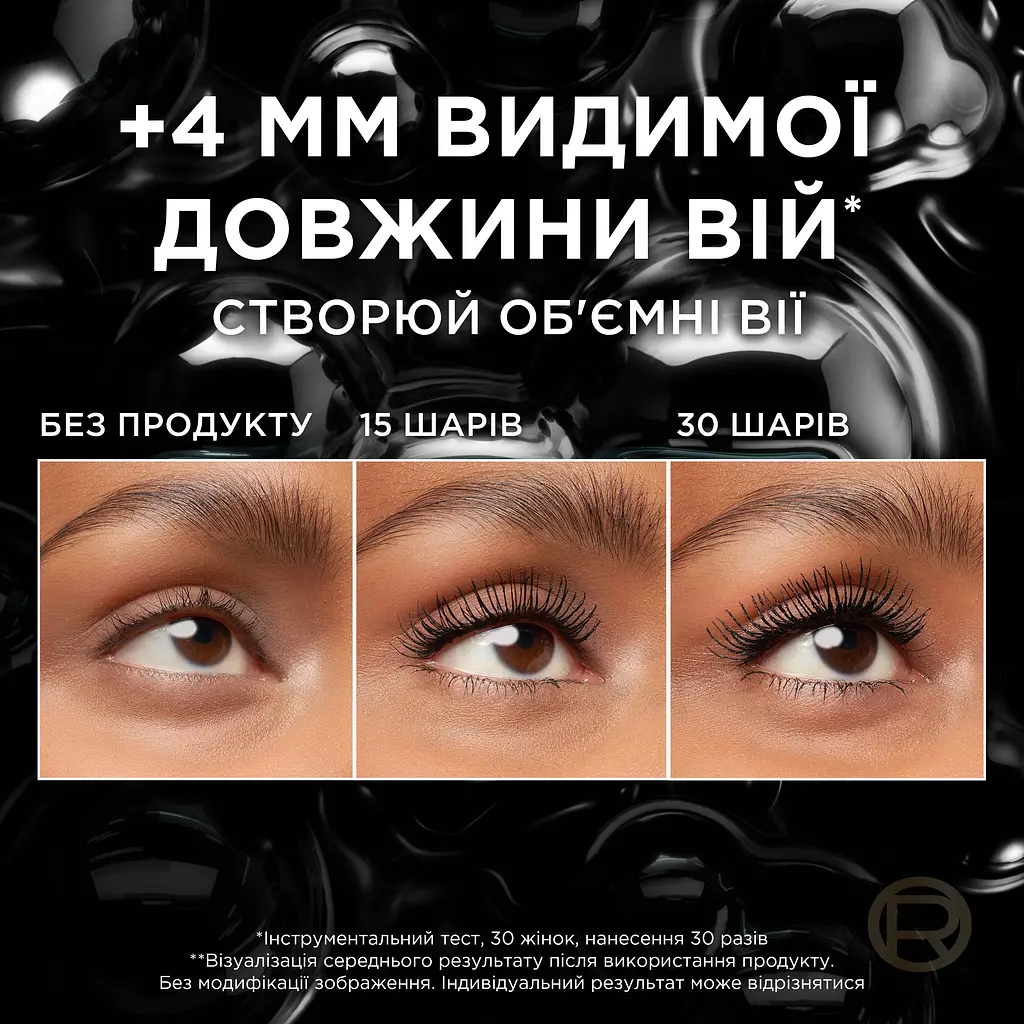 Туш для вій L'Oreal Paris Paradise Big Deal Waterproof водостійка чорна 9.9 мл - фото 8