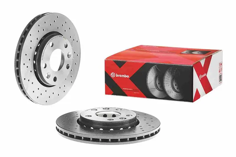 Диск гальмівний вентильований Dacia Duster, Bigster 07-25р Brembo (09.A727.1X) - фото 2