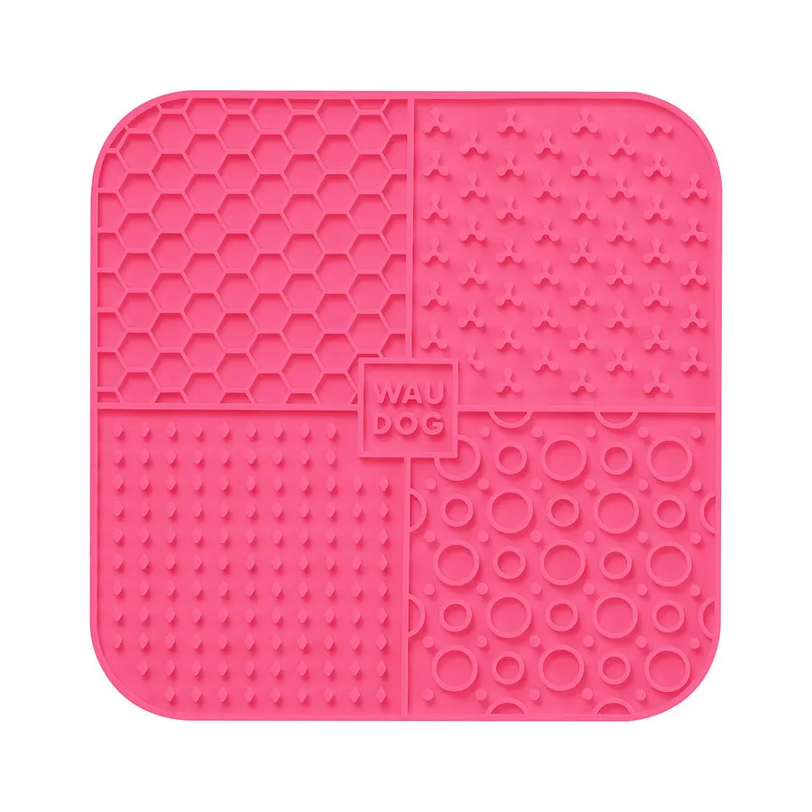 Коврик для слизывания Waudog Silicone 190х190х10 мм розовый - фото 3
