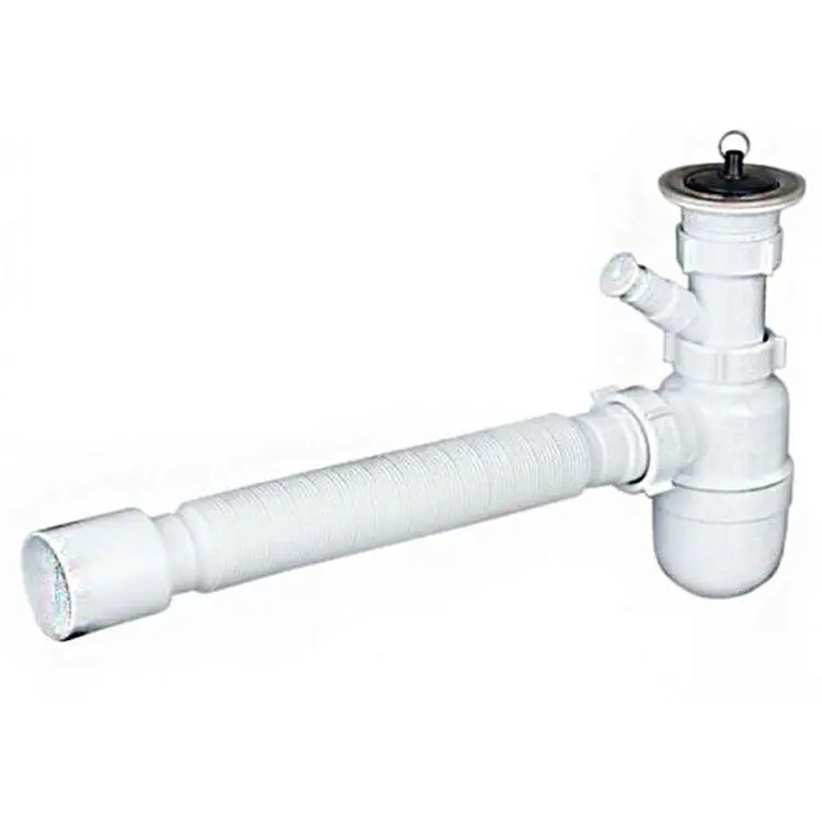 Сифон SOLOPLAST К0110 (Кухня) нерж. отвод п/м L=800мм d=50mm