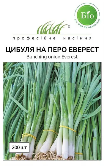 Насіння цибулі на перо Еверест 200 шт (Професійне насіння)