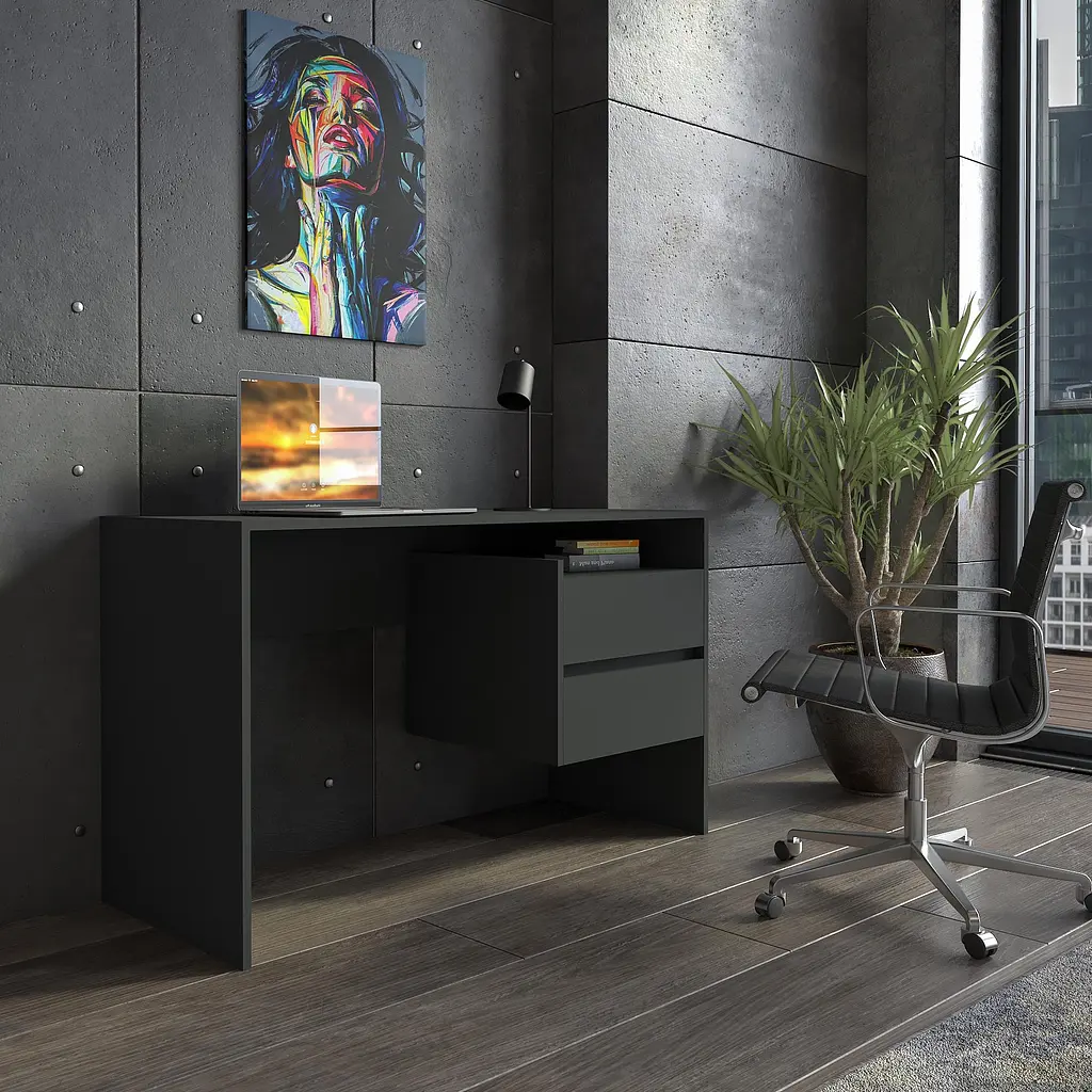 Стол компьютерный Moreli Oskar 1250х755х516 мм Антрацит (zg-s6-antracit) - фото 2