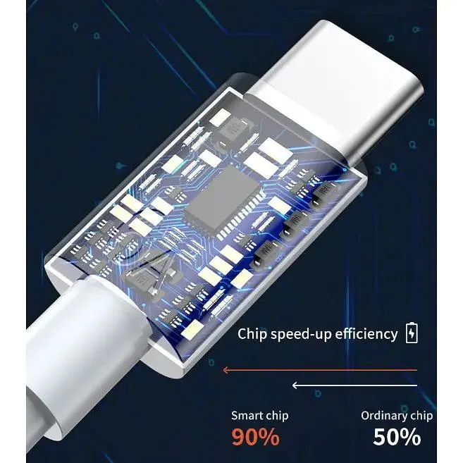 Кабель DK Super Fast Charge 66W / 6A 1m USB на Type-C / USB-C Data Cable для Huawei white - фото 8