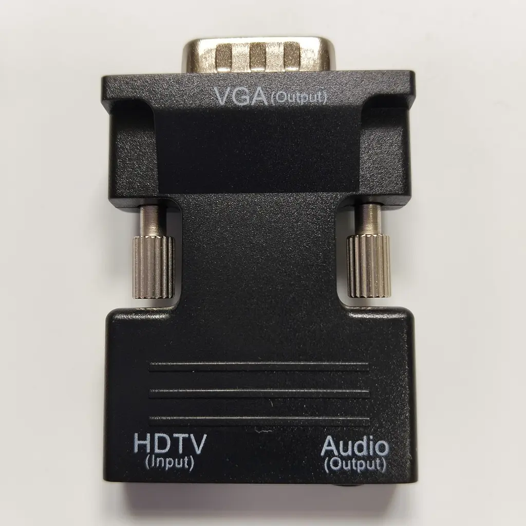 Перехідник HDMI в VGA з аудіовиходом — відеоадаптер-конвертер Full HD 1080P для монітора, проектора та ПК - фото 10