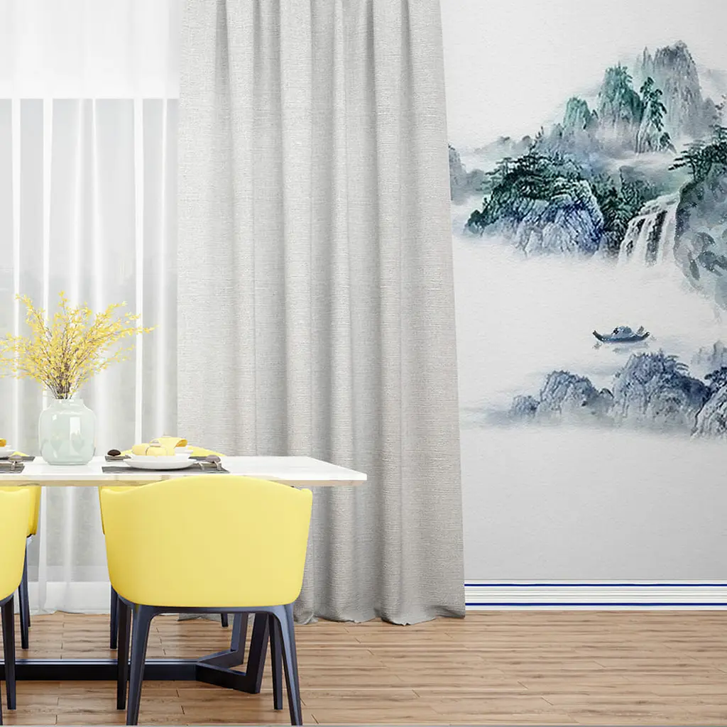 Плінтус 3D Loft РР самоклеючий білий з синьою смужкою 2300*140*4мм (1811) - фото 2