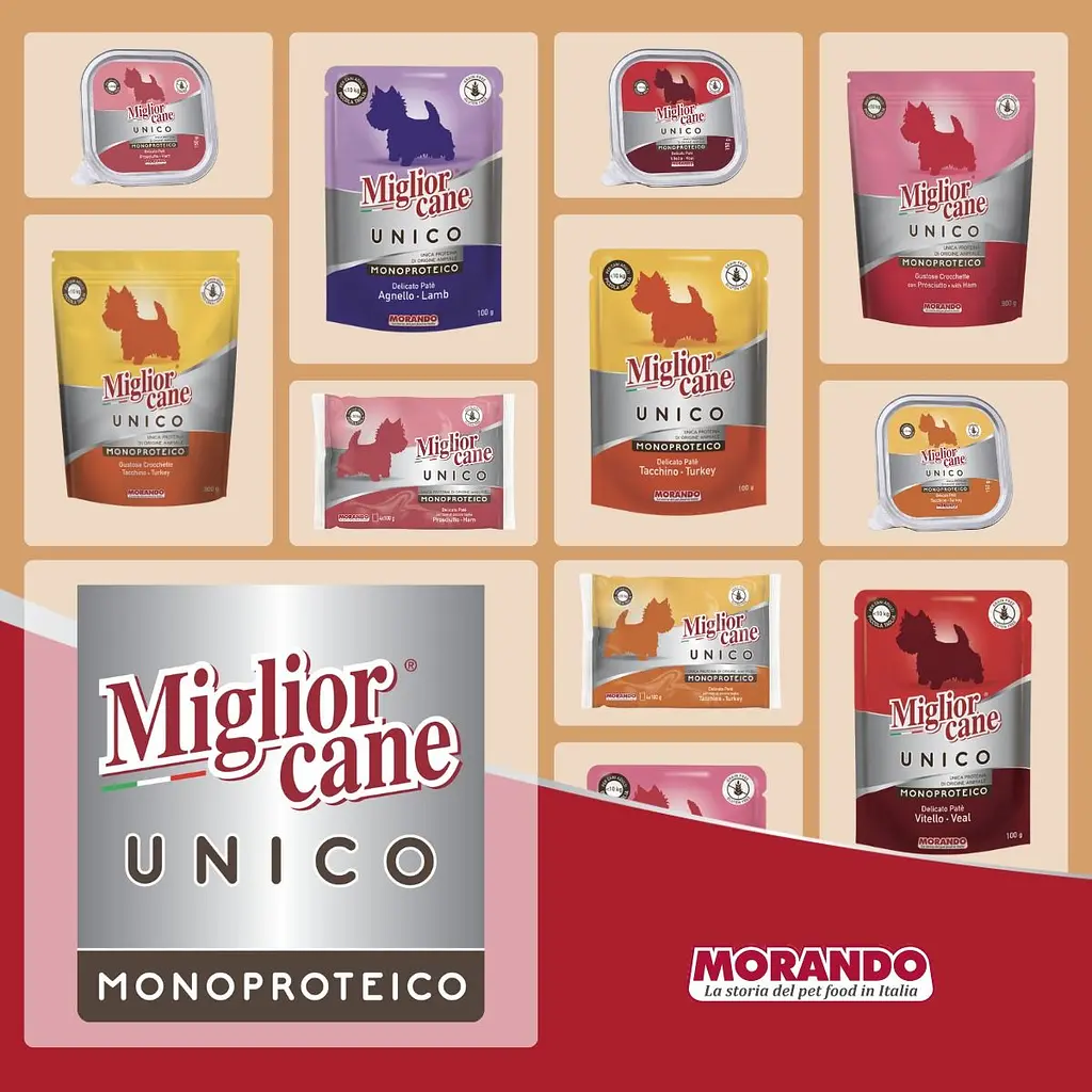 Сухий корм для собак малих порід Morando Migliorcane Unico прошуто 7.2 кг (9 шт. х 800 г) - фото 6