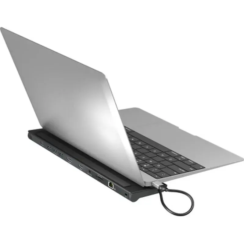 Порт-реплікатор J5create Dock-Station USB-C 10-in-1 (HDMI/PD/USB-A/USB-C/LAN/картридер/audio) (JCD542-N) - фото 8