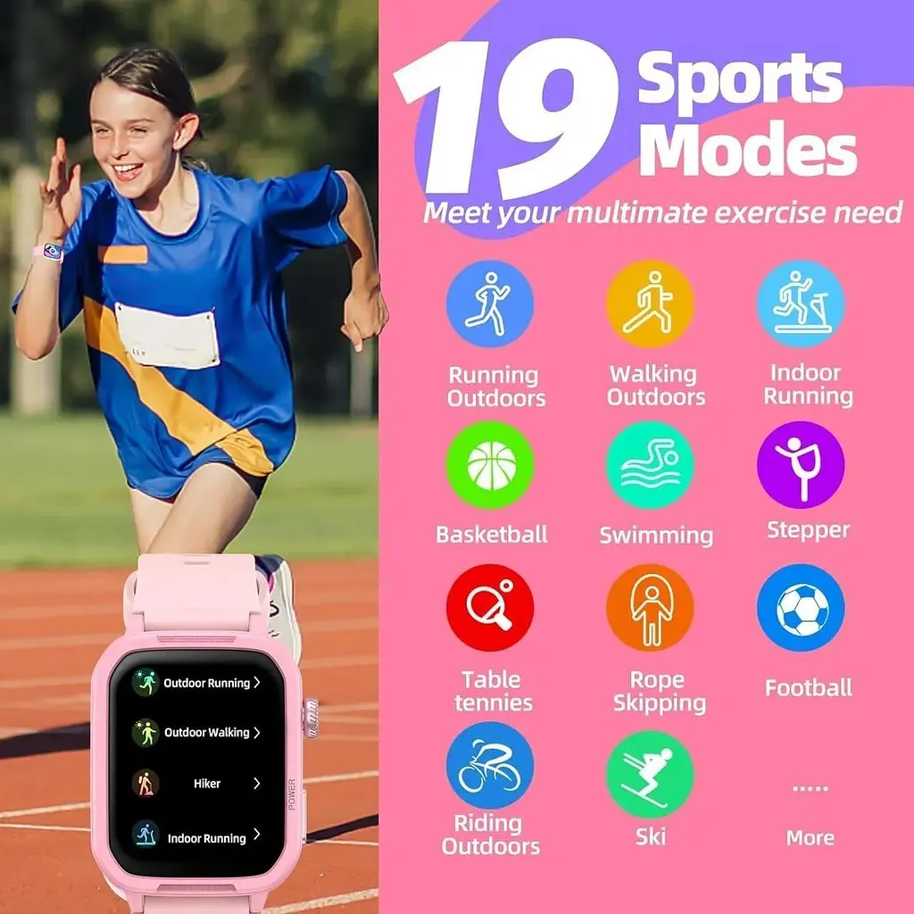 Дитячий смарт-годинник Zoney Kids Smart Watch IP68 Водонепроникний - фото 3