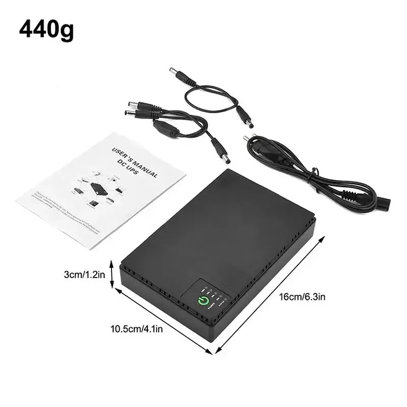 ДБЖ Andes DC1018P 18W 10400mAh 12V/ 9V/5v - фото 7