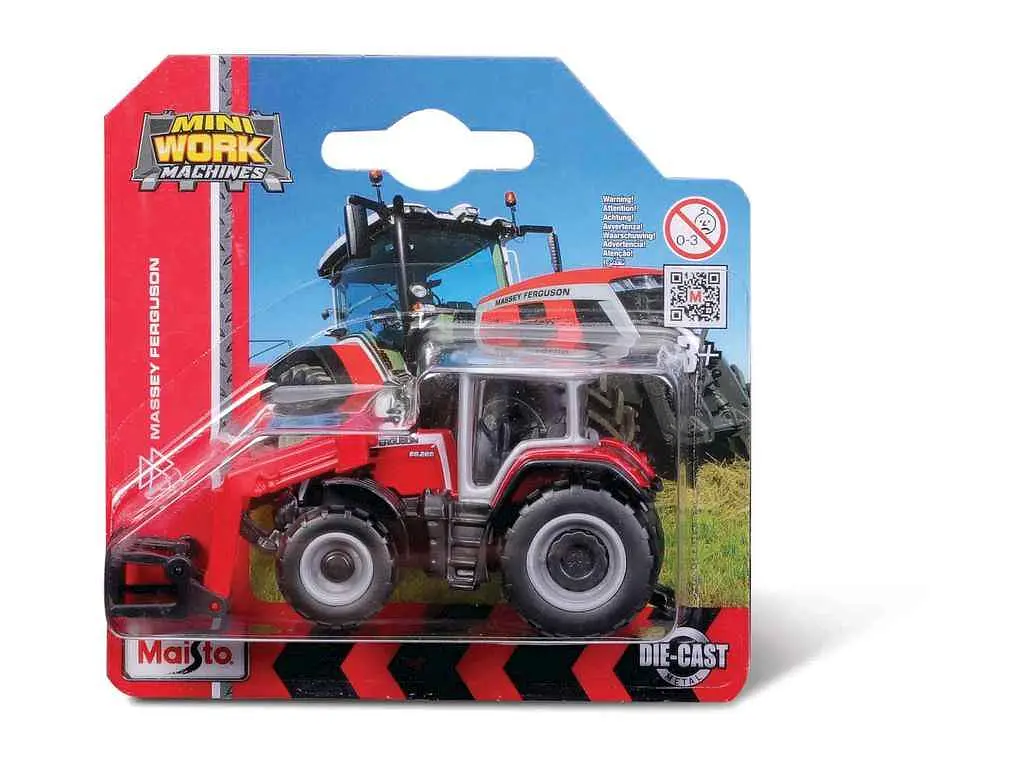 Машинка MAISTO в асортименті "Mini Work Machine Tractors with Front Loader", 15591 - фото 3