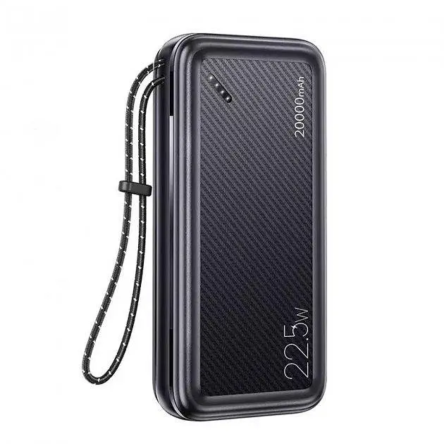 Внешний аккумулятор Повербанк Helt 20000mAh QC3.0 PD 22.5W (Black) - фото 2